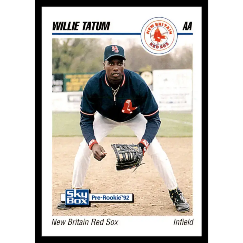 1992 Skybox AA #215 Willie Tatum New Britain Red Sox NM-MT Baseball Card - Baseball Card Single
