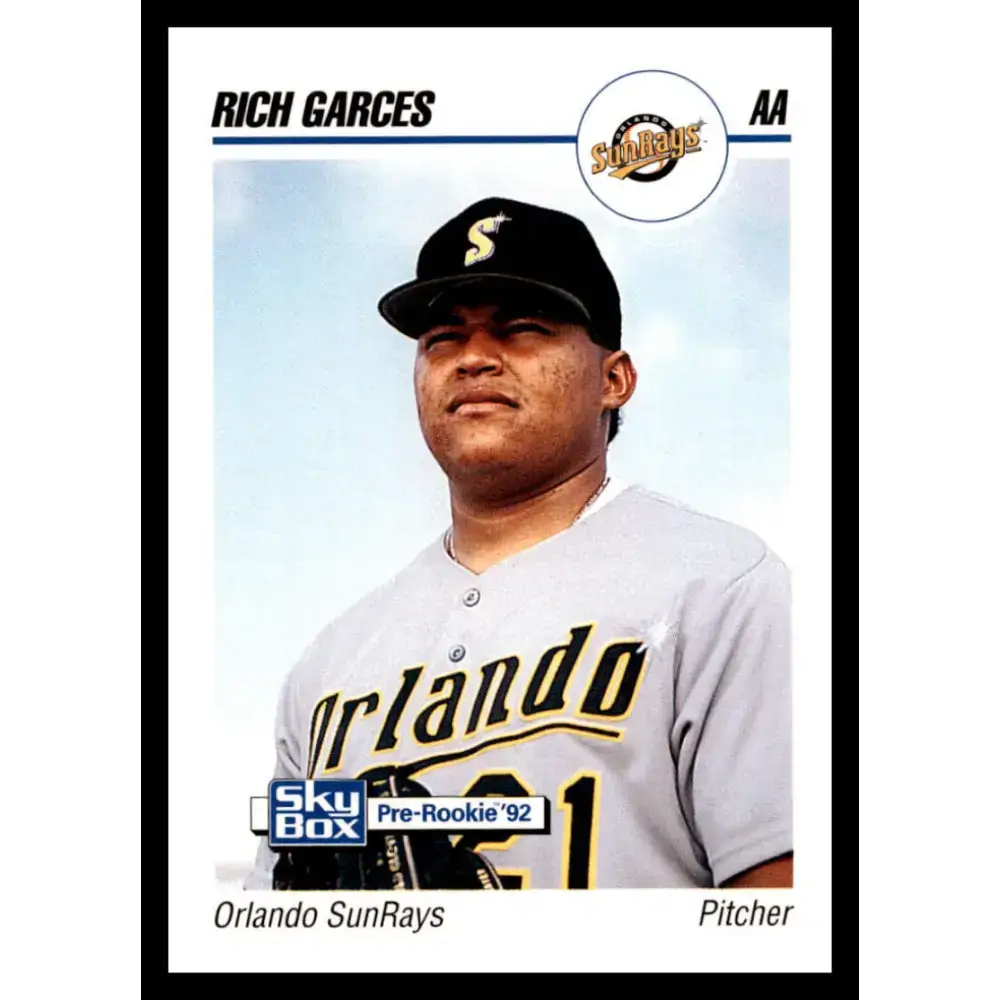 1992 Skybox AA #217 Rich Garces Orlando Sun Rays NM-MT Baseball Card - Baseball Card Single