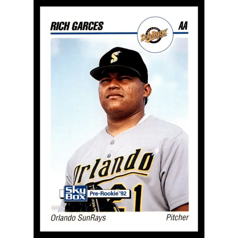 1992 Skybox AA #217 Rich Garces Orlando Sun Rays NM-MT Baseball Card - Baseball Card Single