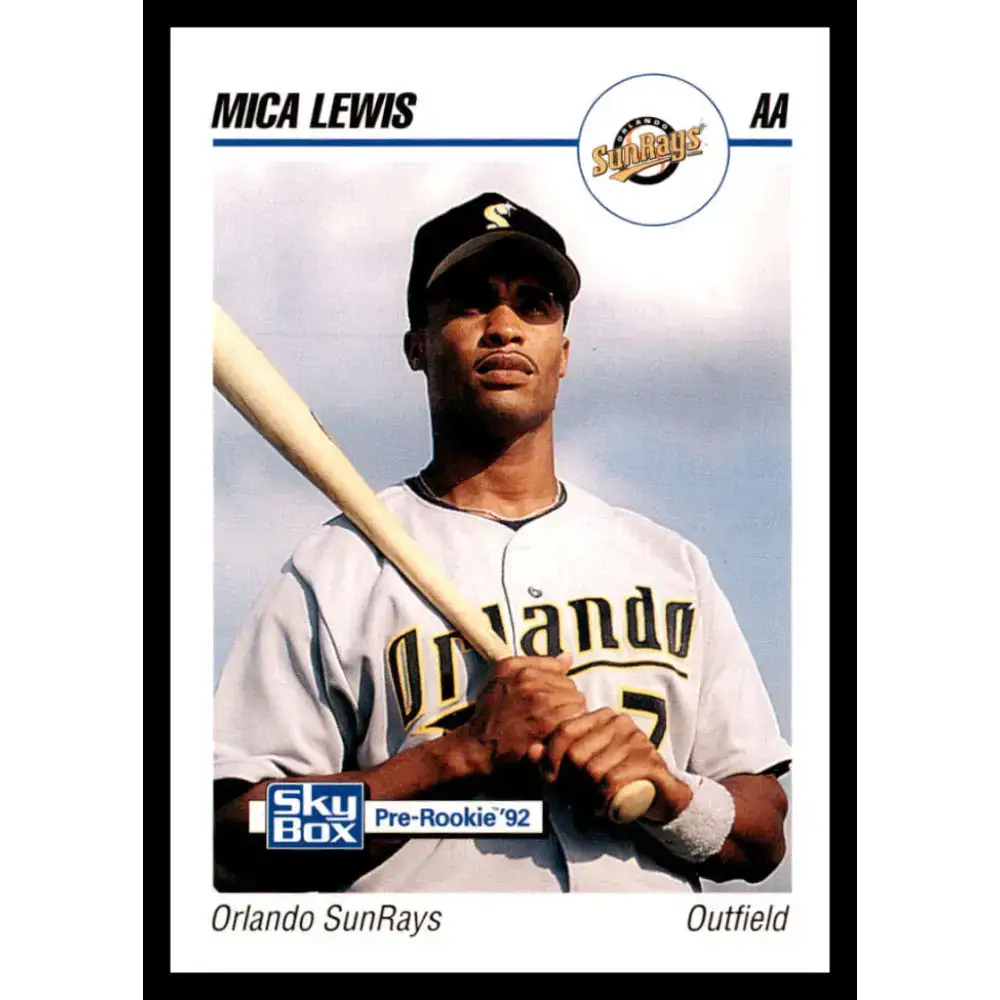 1992 Skybox AA #219 Mica Lewis Orlando Sun Rays NM-MT Baseball Card - Baseball Card Single