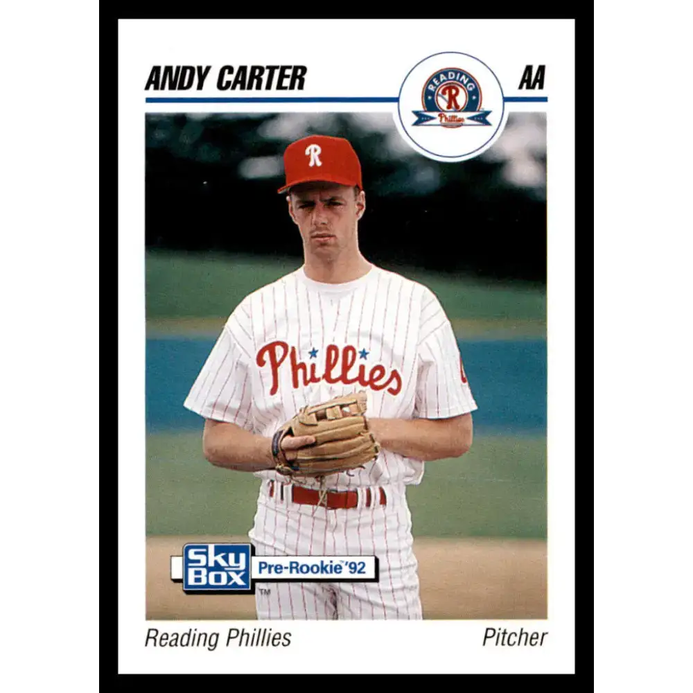 1992 Skybox AA #228 Andy Carter Reading Phillies NM-MT Baseball Card - Baseball Card Single