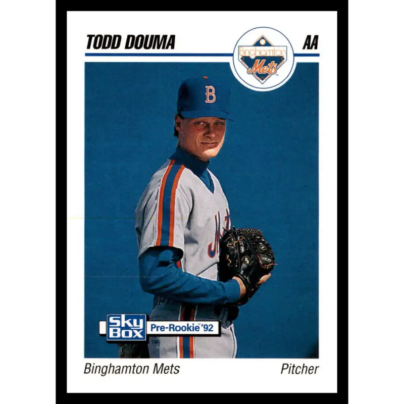 1992 Skybox AA #23 Todd Douma Binghamton Mets NM-MT Baseball Card - Baseball Card Single