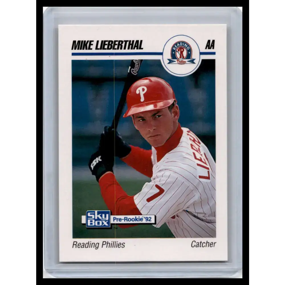 1992 SkyBox AA #230 Mike Lieberthal Reading Phillies NM-MT Baseball Card - Baseball Card Single
