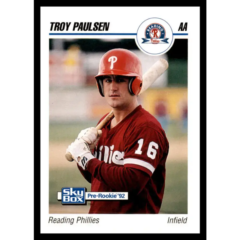 1992 Skybox AA #234 Troy Paulsen Reading Phillies NM-MT Baseball Card - Baseball Card Single