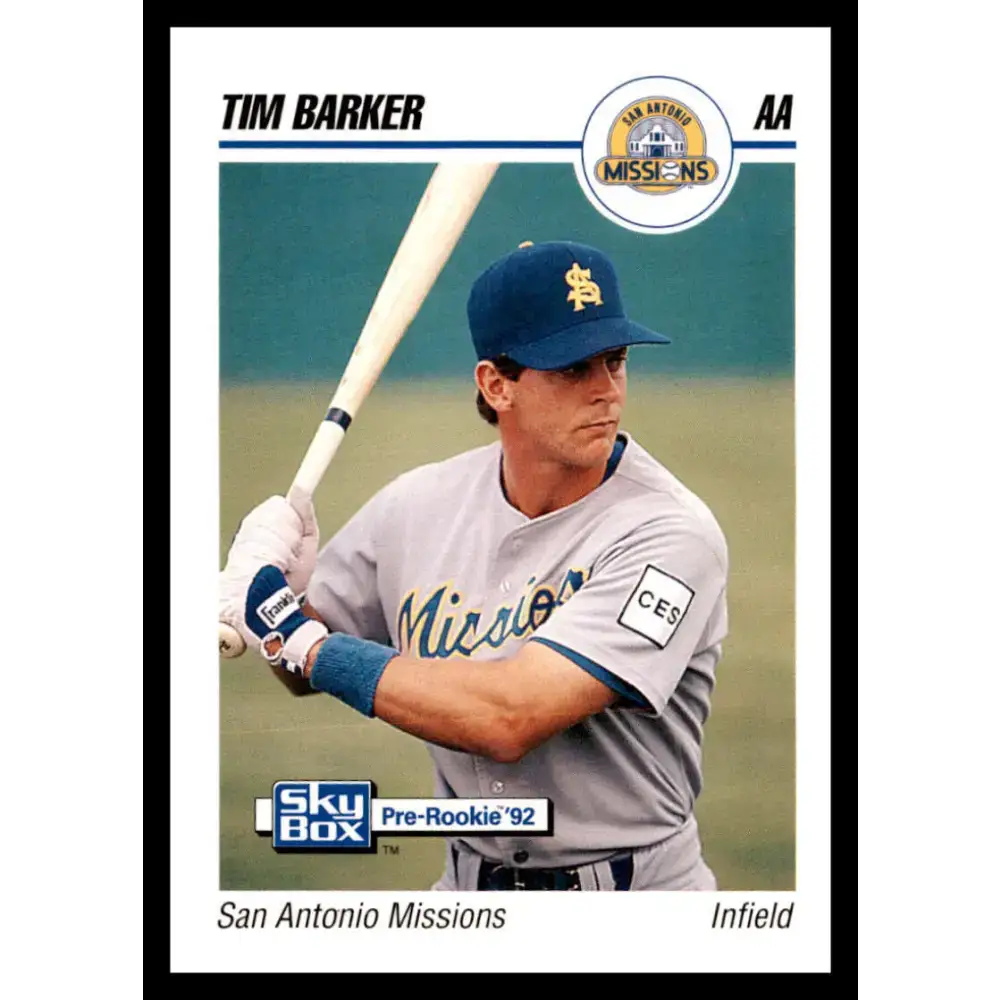 1992 Skybox AA #243 Tim Barker San Antonio Missions NM-MT Baseball Card - Baseball Card Single