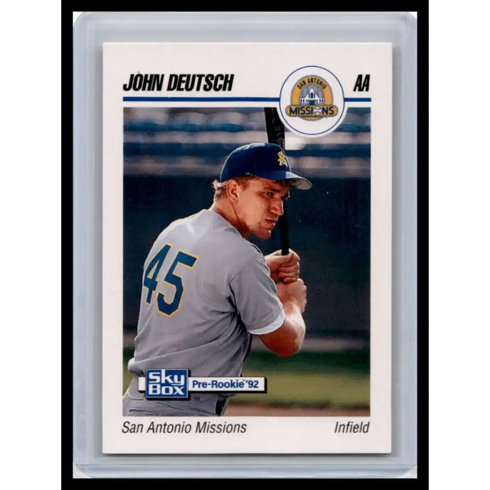 1992 Skybox AA #245 John Deutsch San Antonio Missions NM-MT Baseball Card - Baseball Card Single