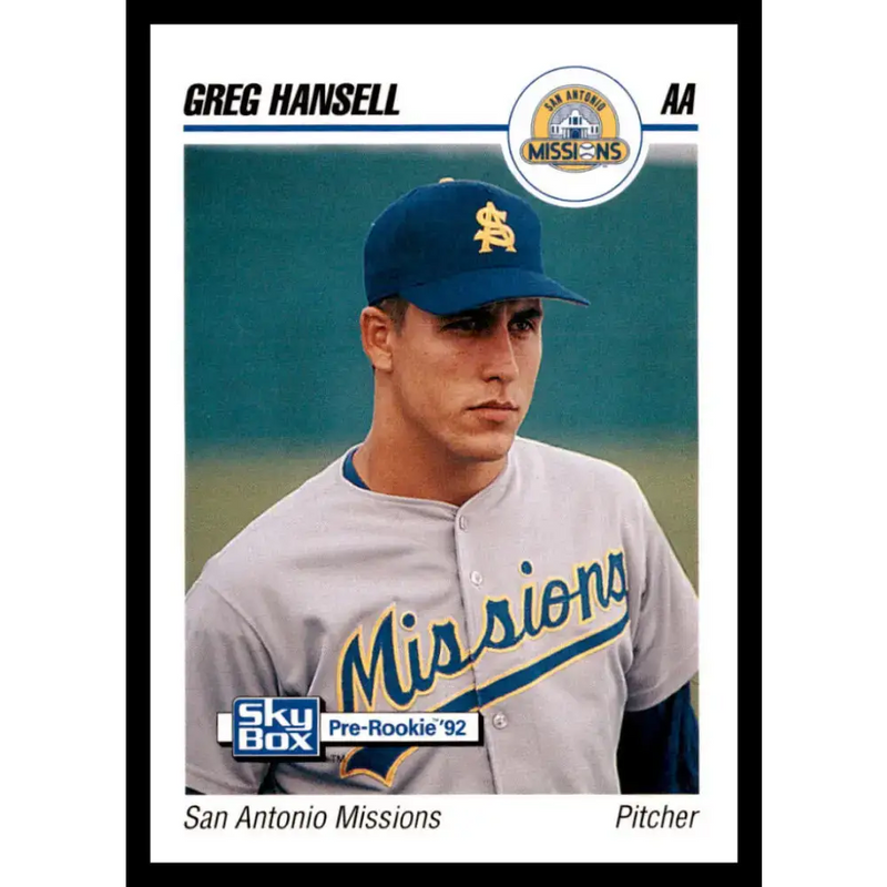 1992 Skybox AA #246 Greg Hansell San Antonio Missions NM-MT Baseball Card - Baseball Card Single