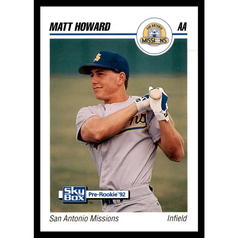 1992 Skybox AA #247 Matt Howard San Antonio Missions NM-MT Baseball Card - Baseball Card Single