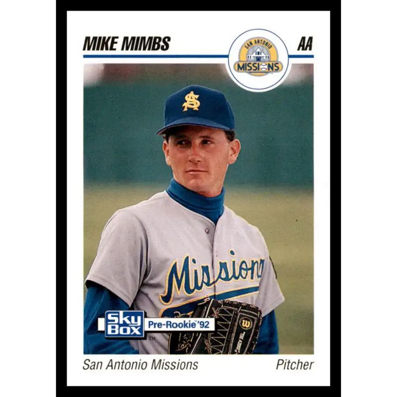 1992 Skybox AA #249 Mike Mimbs San Antonio Missions NM-MT Baseball Card - Baseball Card Single