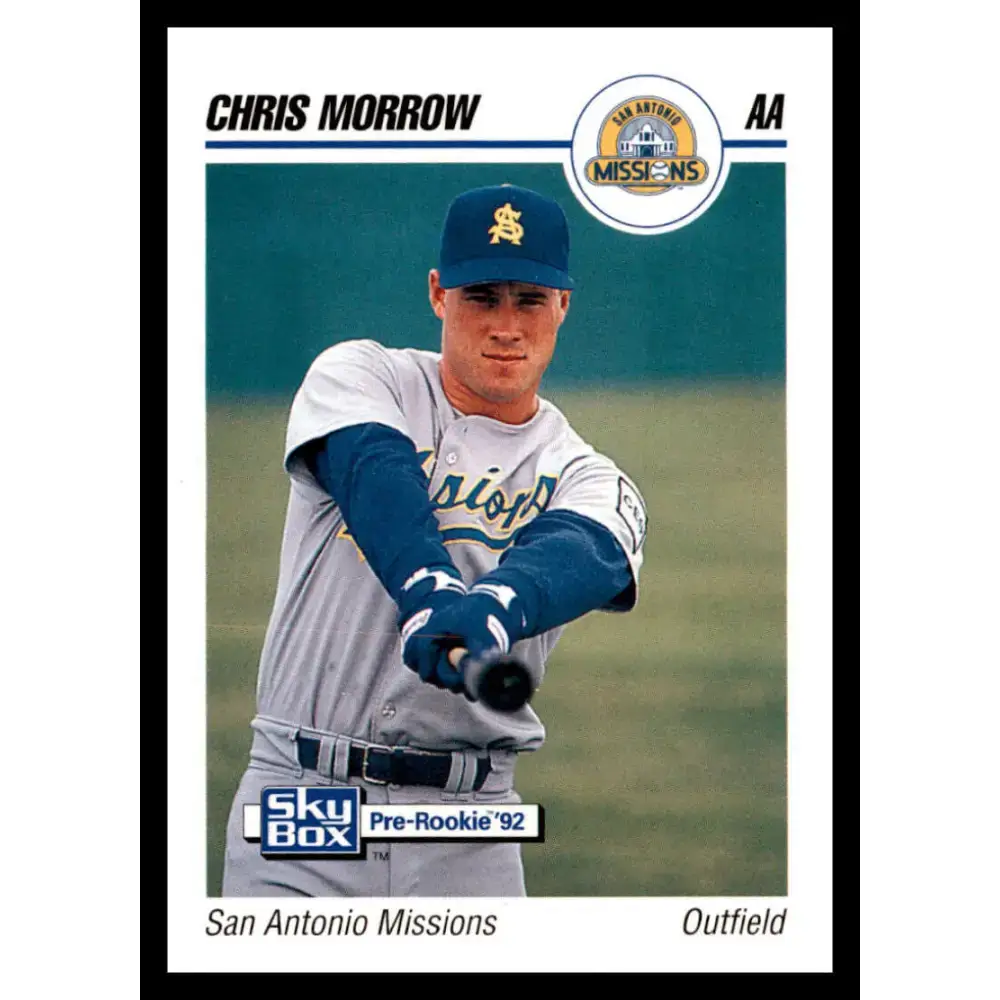 1992 Skybox AA #250 Chris Morrow San Antonio Missions NM-MT Baseball Card - Baseball Card Single