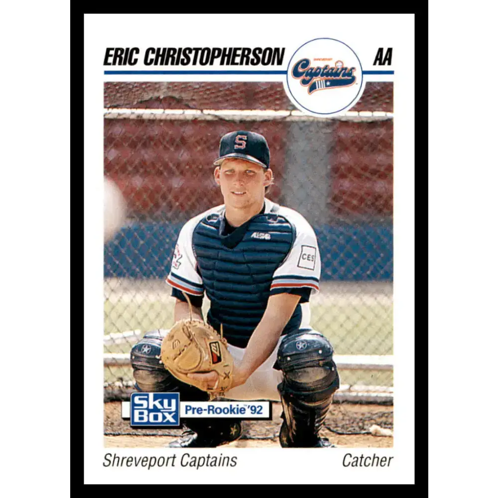 1992 Skybox AA #255 Eric Christopherson Shreveport Captains NM-MT Baseball Card - Baseball Card Single