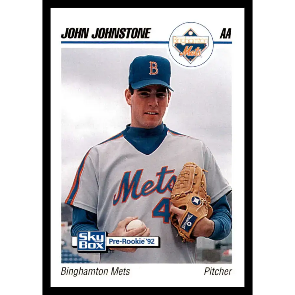 1992 Skybox AA #26 John Johnstone Binghamton Mets NM-MT Baseball Card - Baseball Card Single
