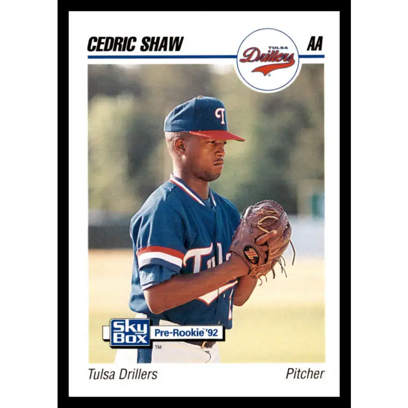 1992 Skybox AA #275 Cedric Shaw Tulsa Drillers NM-MT Baseball Card - Baseball Card Single