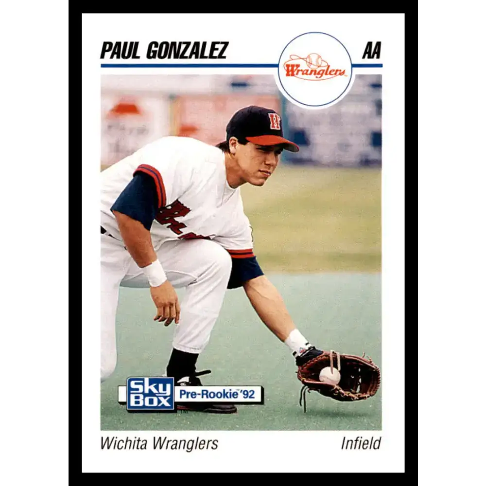 1992 Skybox AA #280 Paul Gonzalez Wichita Wranglers NM-MT Baseball Card - Baseball Card Single