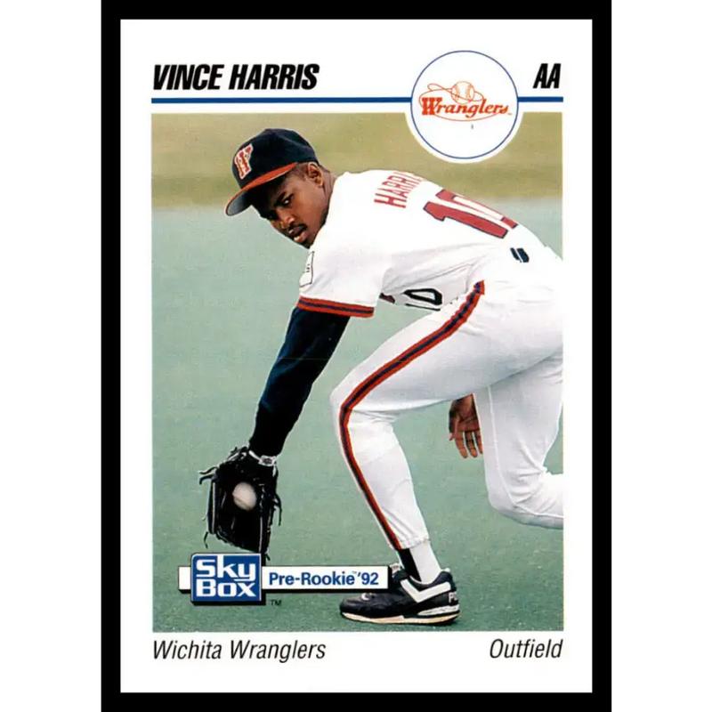 1992 Skybox AA #281 Vince Harris Wichita Wranglers NM-MT Baseball Card - Baseball Card Single