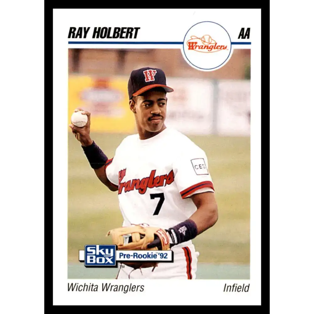 1992 Skybox AA #282 Ray Holbert Wichita Wranglers NM-MT Baseball Card - Baseball Card Single