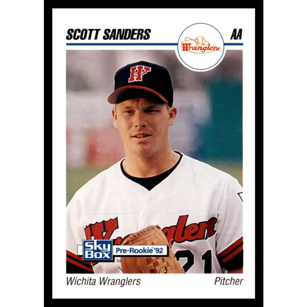 1992 Skybox AA #286 Scott Sanders Wichita Wranglers NM-MT Baseball Card - Baseball Card Single