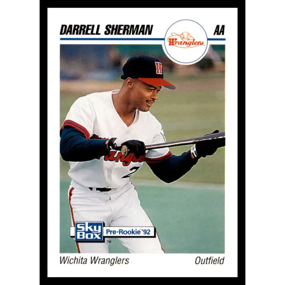 1992 Skybox AA #287 Darrell Sherman Wichita Wranglers NM-MT Baseball Card - Baseball Card Single