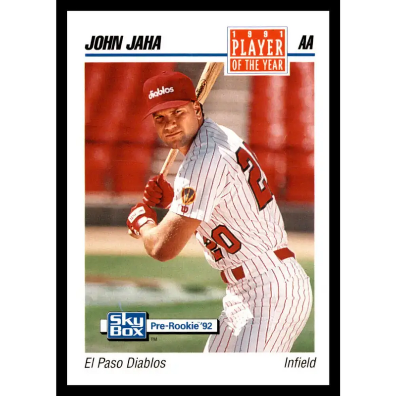 1992 Skybox AA #290 John Jaha El Paso Diablos NM-MT Baseball Card - Baseball Card Single