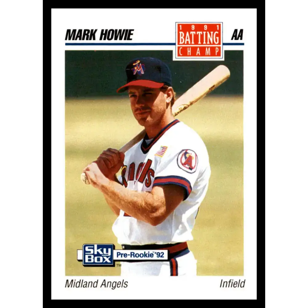 1992 Skybox AA #292 Mark Howie Midland Angels NM-MT Baseball Card - Baseball Card Single