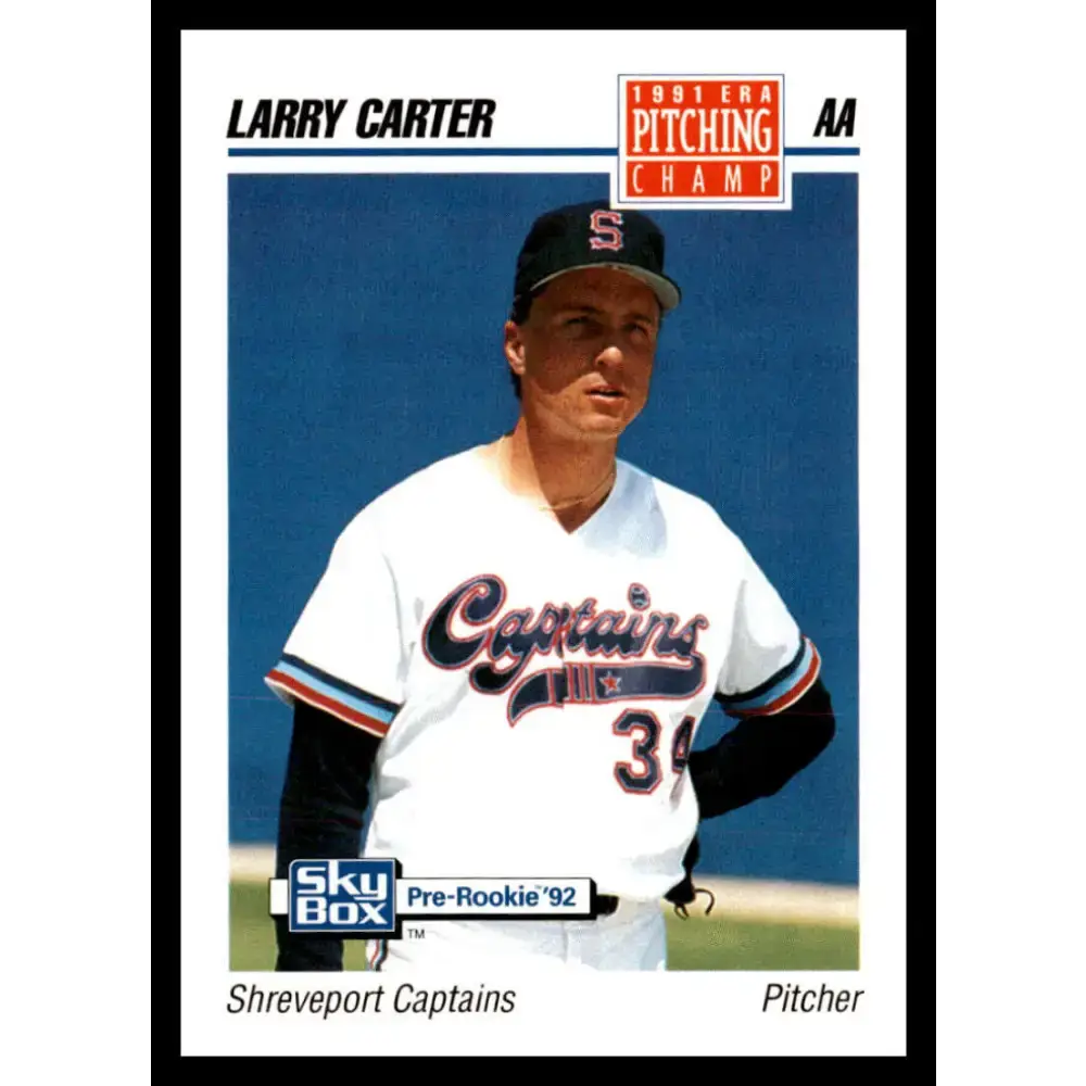 1992 Skybox AA #294 Larry Carter Shreveport Captains NM-MT Baseball Card - Baseball Card Single