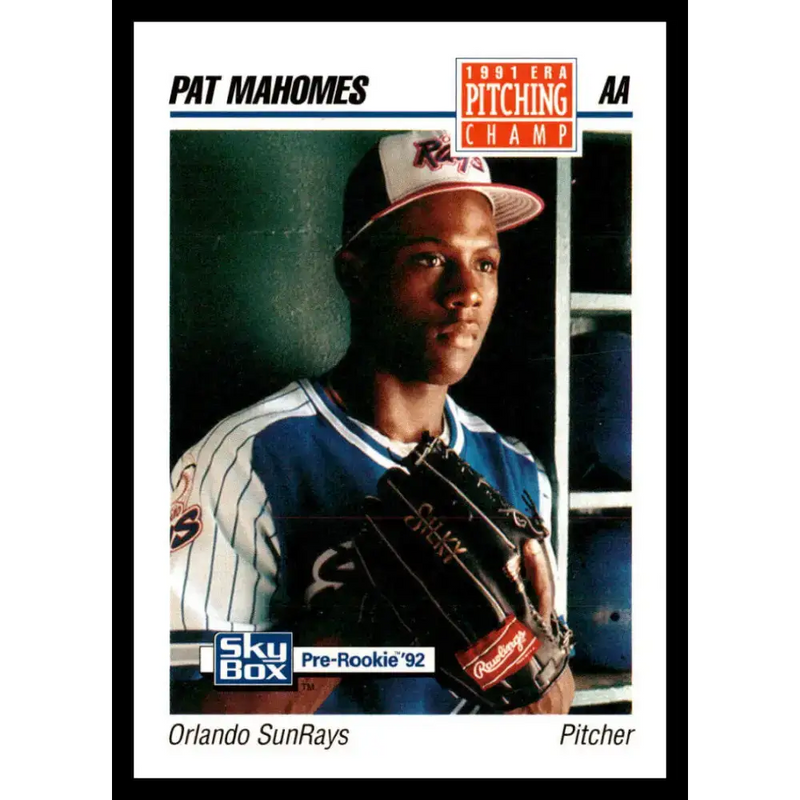 1992 Skybox AA #295 Pat Mahomes Orlando Sun Rays NM-MT Baseball Card - Baseball Card Single