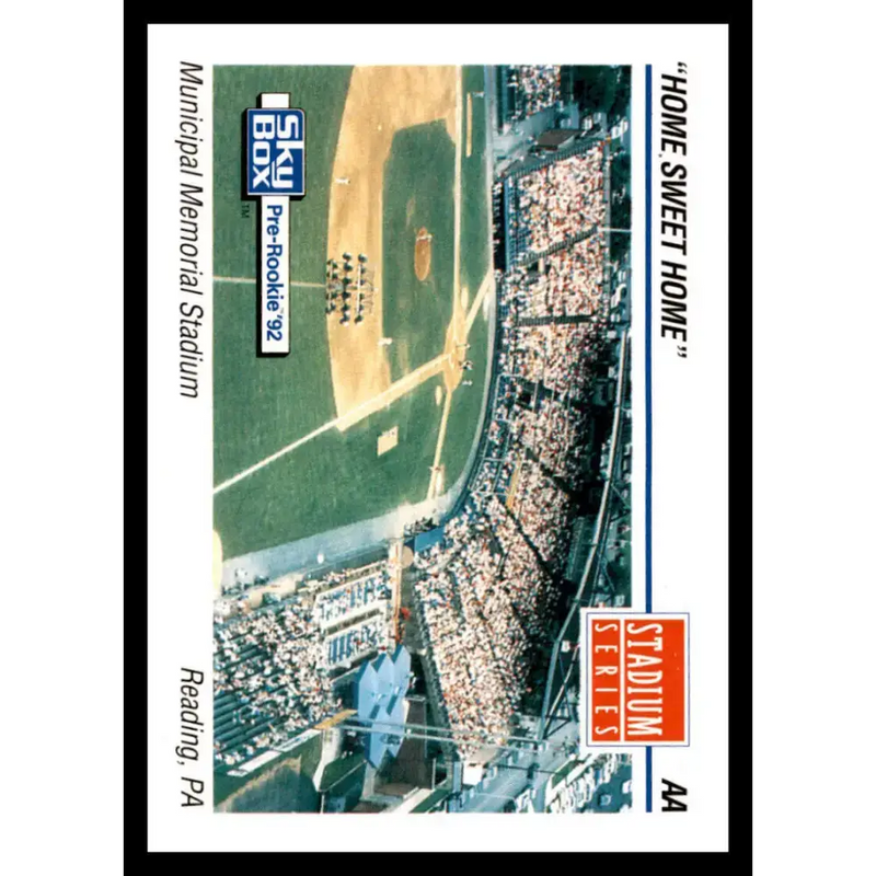 1992 Skybox AA #301 Beehive Field New Britain Red Sox NM-MT Baseball Card - Baseball Card Single