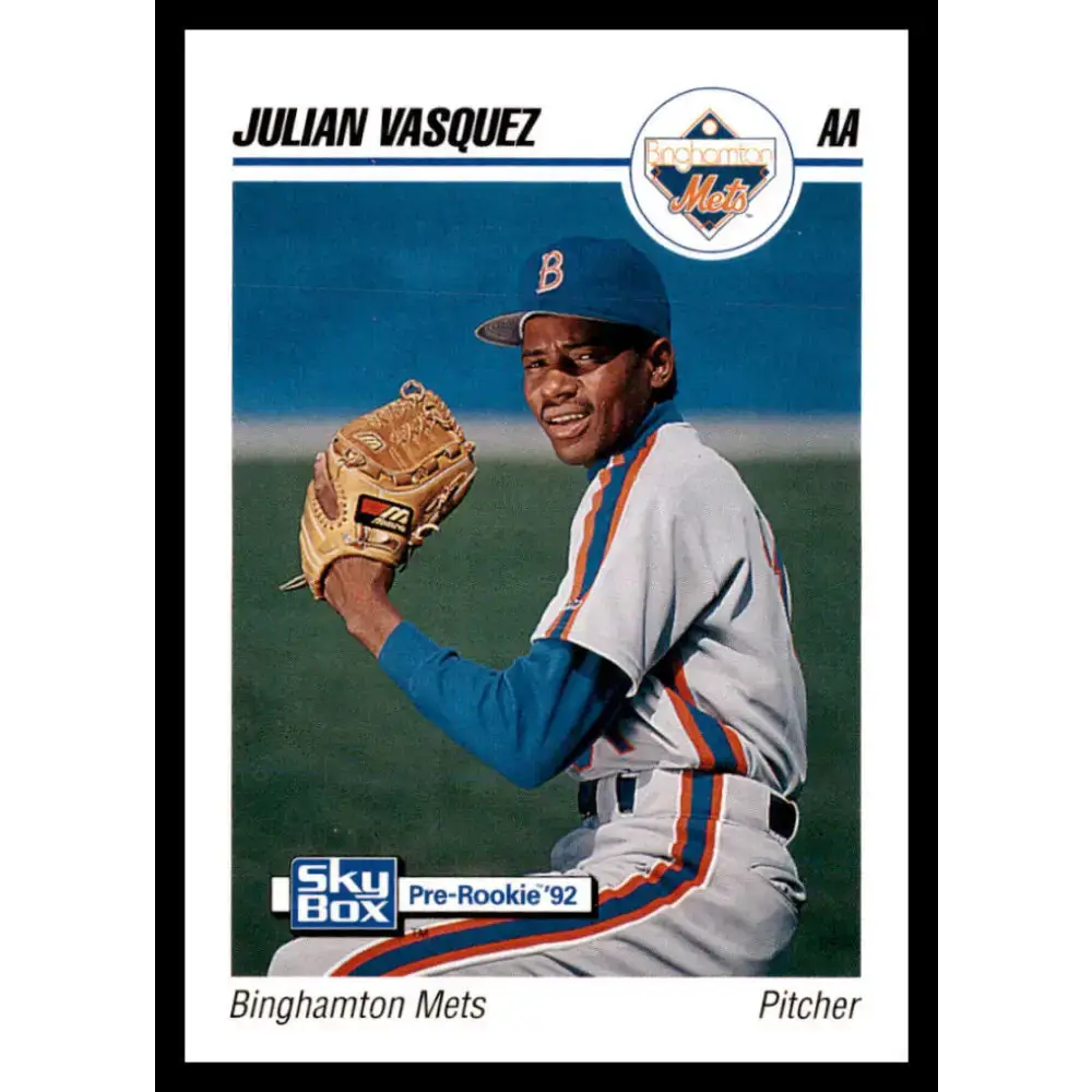 1992 Skybox AA #31 Julian Vasquez Binghamton Mets NM-MT Baseball Card - Baseball Card Single