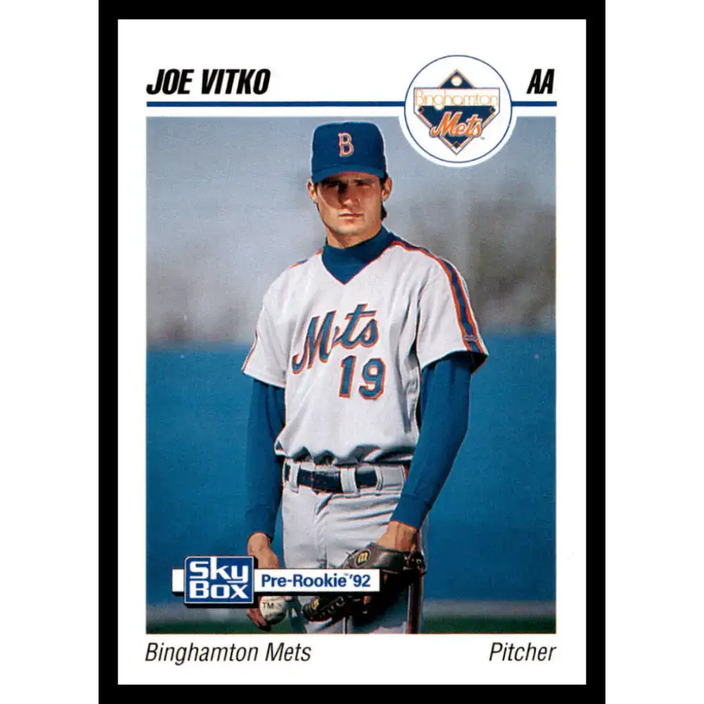 1992 Skybox AA #32 Joe Vitko Binghamton Mets NM-MT Baseball Card - Baseball Card Single