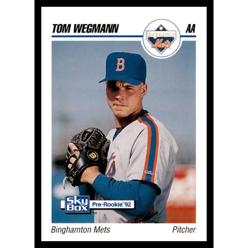 1992 Skybox AA #33 Tom Wegmann Binghamton Mets NM-MT Baseball Card - Baseball Card Single