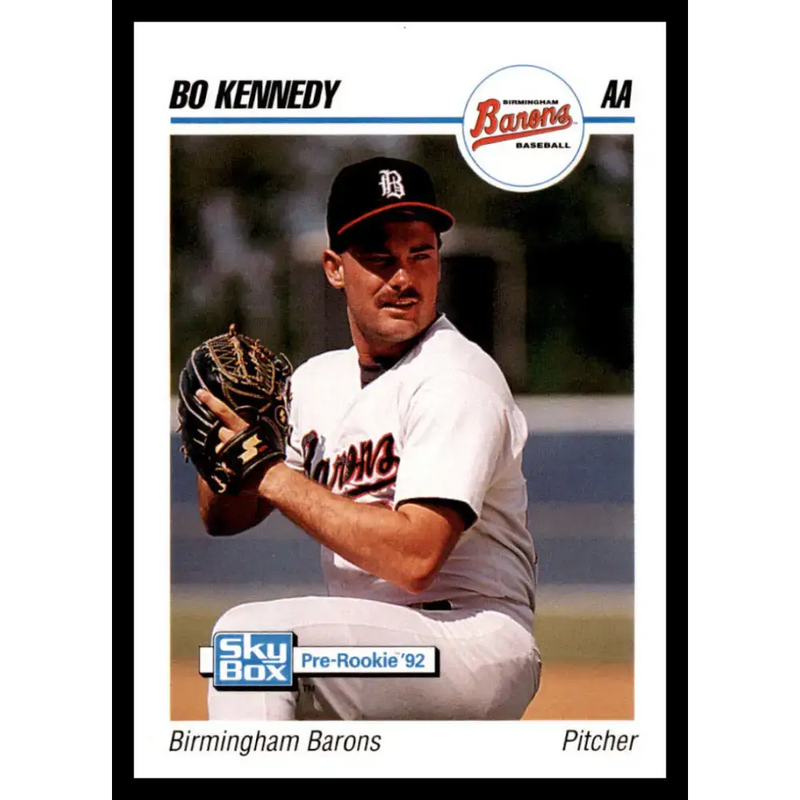 1992 Skybox AA #42 Bo Kennedy Birmingham Barons NM-MT Baseball Card - Baseball Card Single