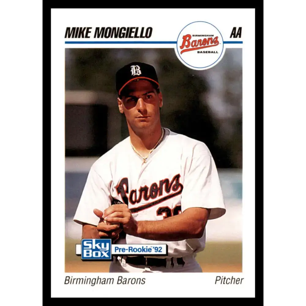 1992 Skybox AA #43 Mike Mongiello Birmingham Barons NM-MT Baseball Card - Baseball Card Single