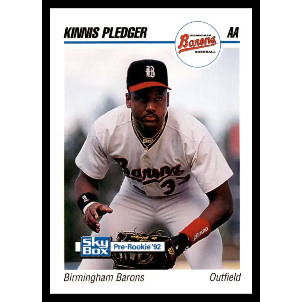 1992 Skybox AA #44 Kinnis Pledger Birmingham Barons NM-MT Baseball Card - Baseball Card Single