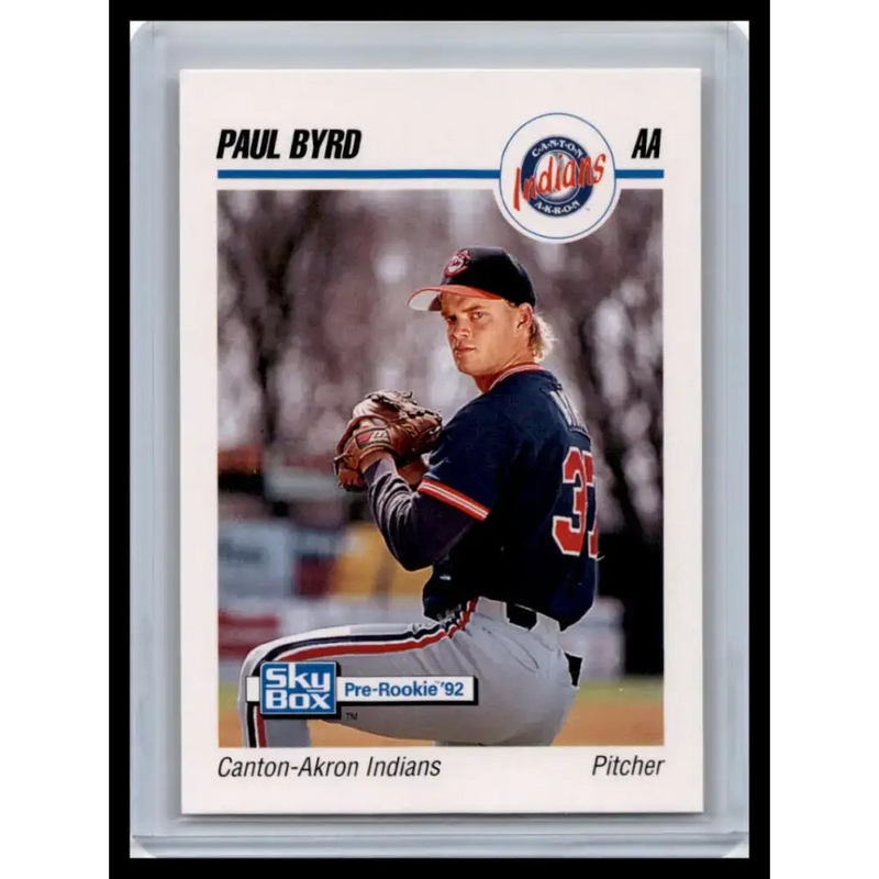1992 Skybox AA #47 Paul Byrd Canton-Akron Indians NM-MT Baseball Card - Baseball Card Single
