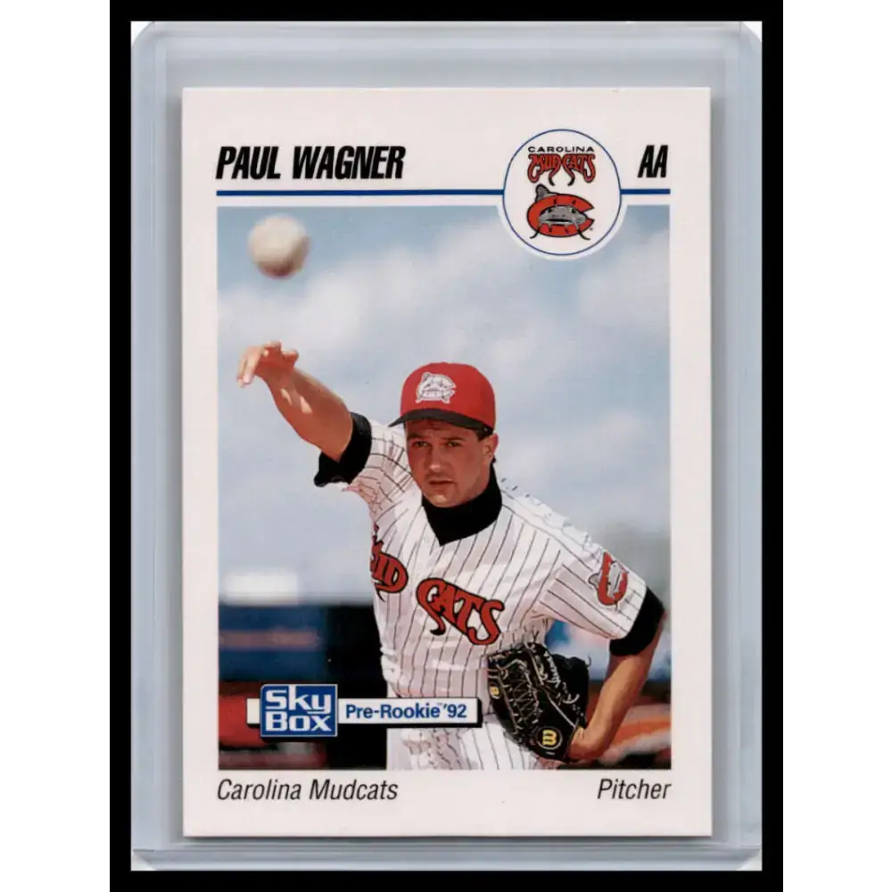 1992 Skybox AA #68 Paul Wagner Carolina Mudcats NM-MT Baseball Card - Baseball Card Single