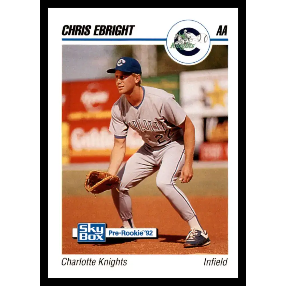 1992 Skybox AA #71 Chris Ebright Charlotte Knights NM-MT Baseball Card - Baseball Card Single