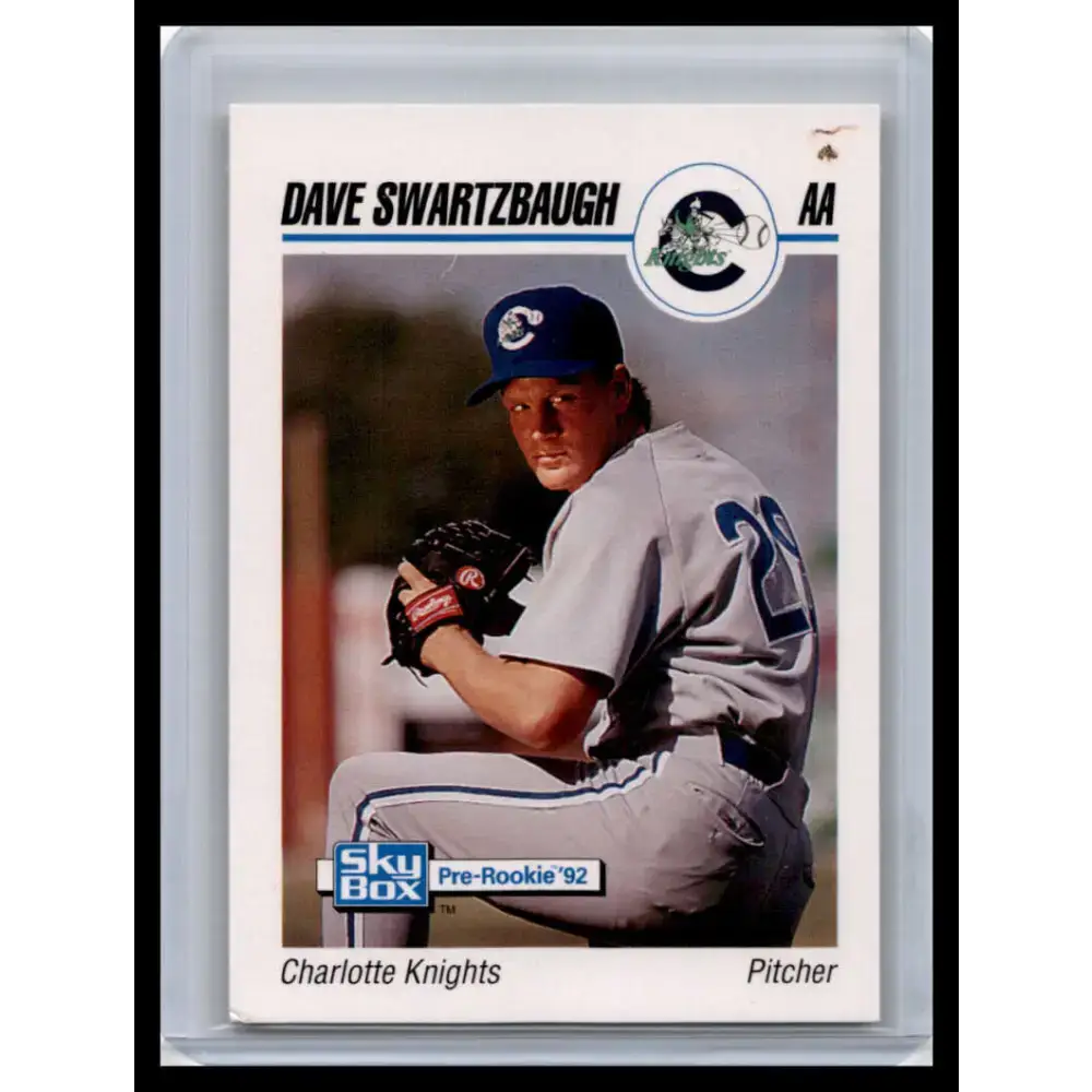 1992 Skybox AA #76 Dave Swartzbaugh Charlotte Knights NM-MT Baseball Card - Baseball Card Single