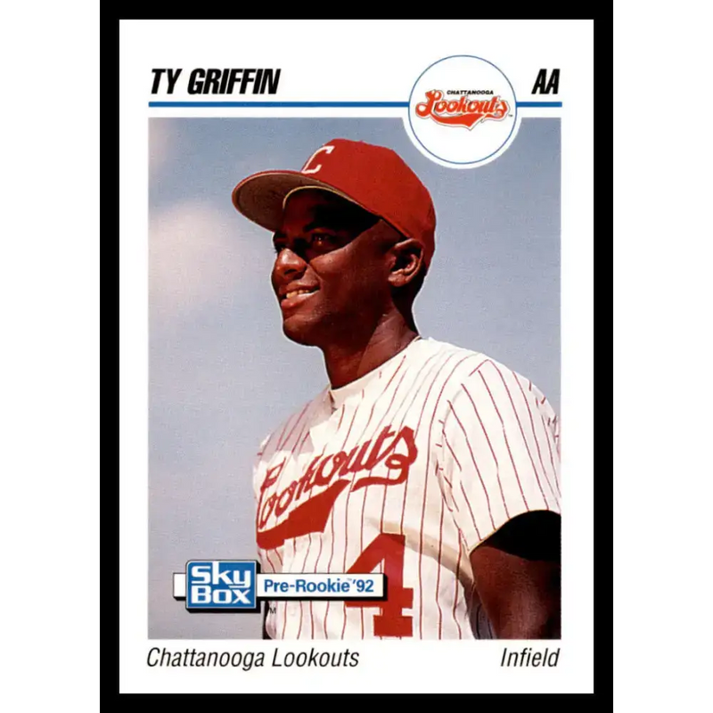 1992 Skybox AA #81 Ty Griffin Chattanooga Lookouts NM-MT Baseball Card - Baseball Card Single