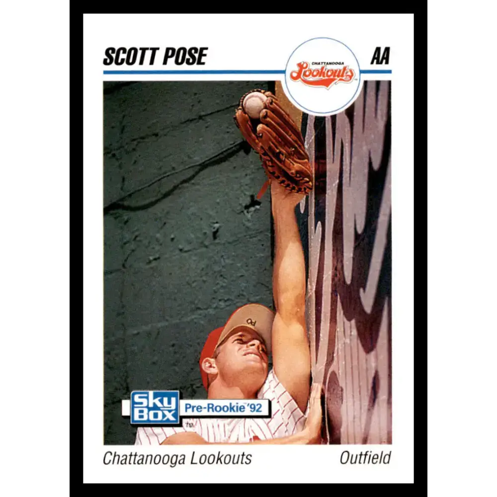 1992 Skybox AA #85 Scott Pose Chattanooga Lookouts NM-MT Baseball Card - Baseball Card Single
