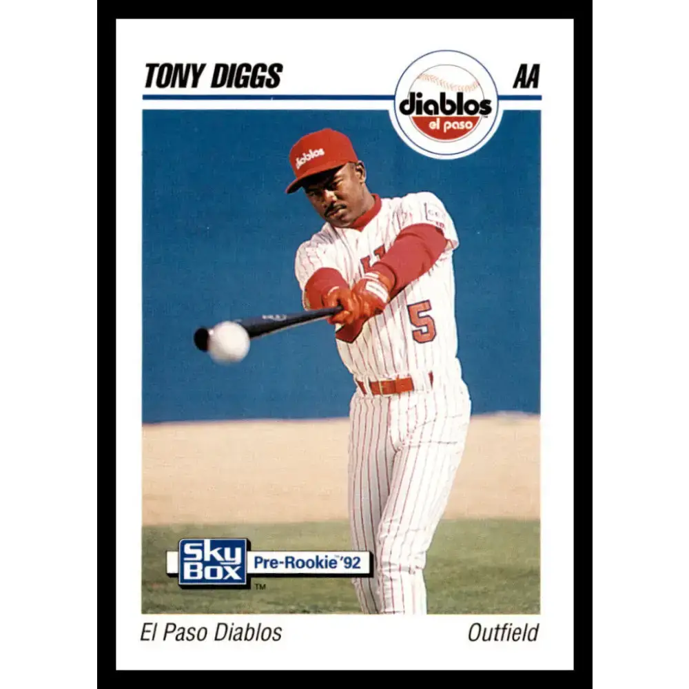 1992 Skybox AA #91 Tony Diggs El Paso Diablos NM-MT Baseball Card - Baseball Card Single