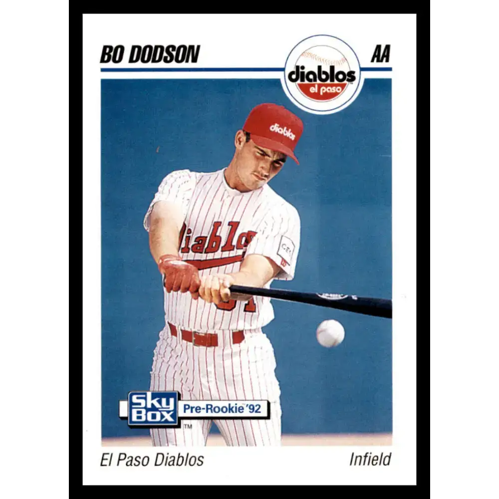 1992 Skybox AA #92 Bo Dodson El Paso Diablos NM-MT Baseball Card - Baseball Card Single