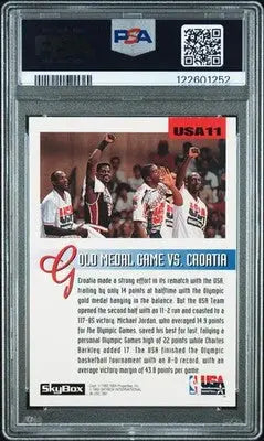 1992 Skybox Olympic Team Michael Jordan #USA11 Basketball PSA 6