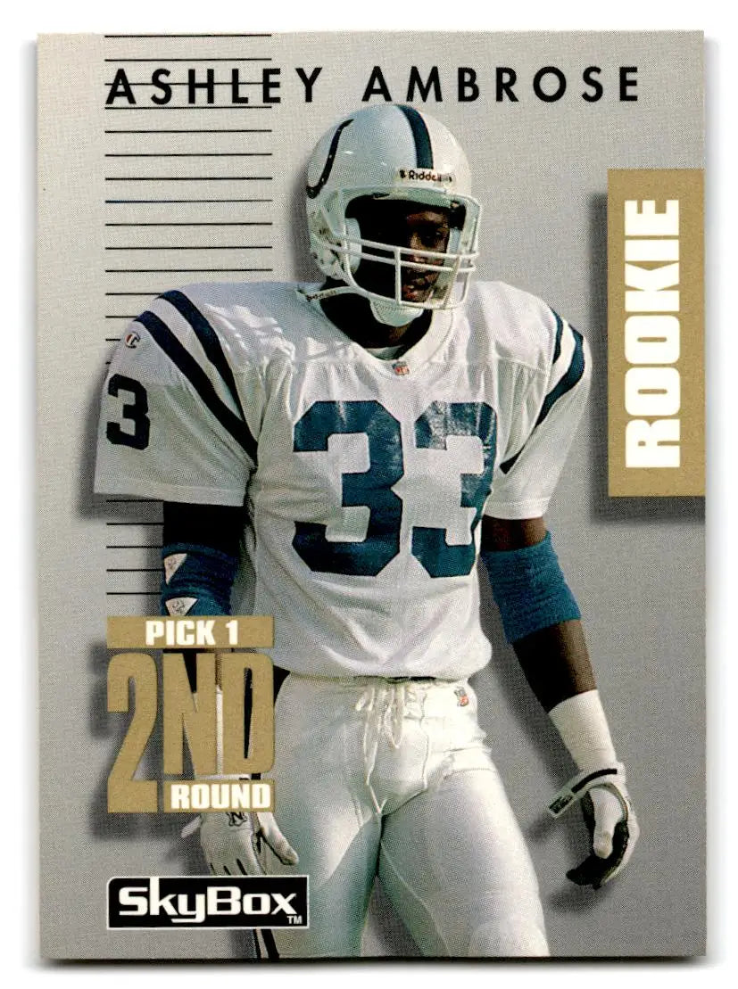 1992 SkyBox Prime Time #266 Ashley Ambrose - Football Card Single