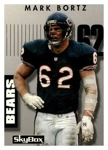 Original gloss SkyBox Primetime Mark Bortz football card from Simply Sandoval collection