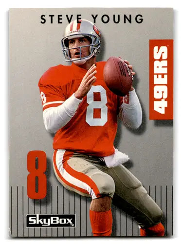 1992 SkyBox Primetime #99 Steve Young EX Excellent 49ers ID:67973 - Football Card Single