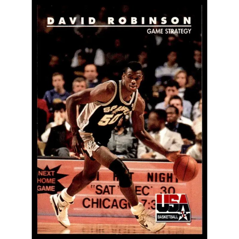 1992 SkyBox USA #75 David Robinson NM/MT USA Basketball Card - Basketball Card Single