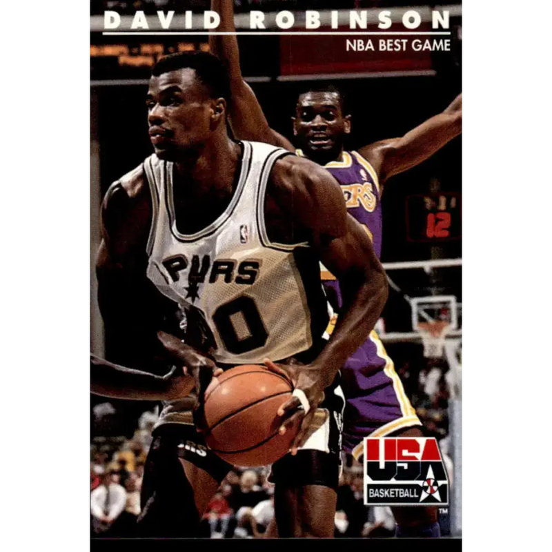 1992 SkyBox USA #76 David Robinson NM/MT USA Basketball Card - Basketball Card Single