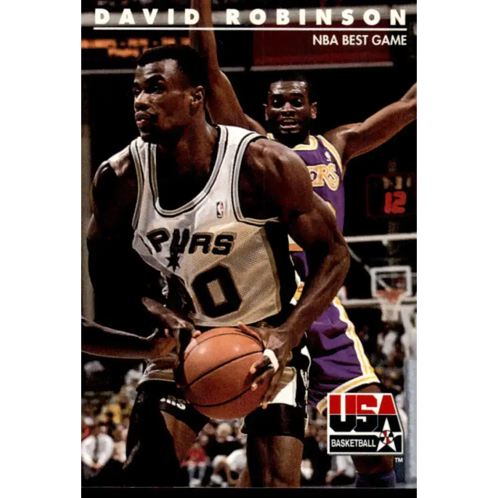 1992 SkyBox USA #76 David Robinson NM/MT USA Basketball Card - Basketball Card Single