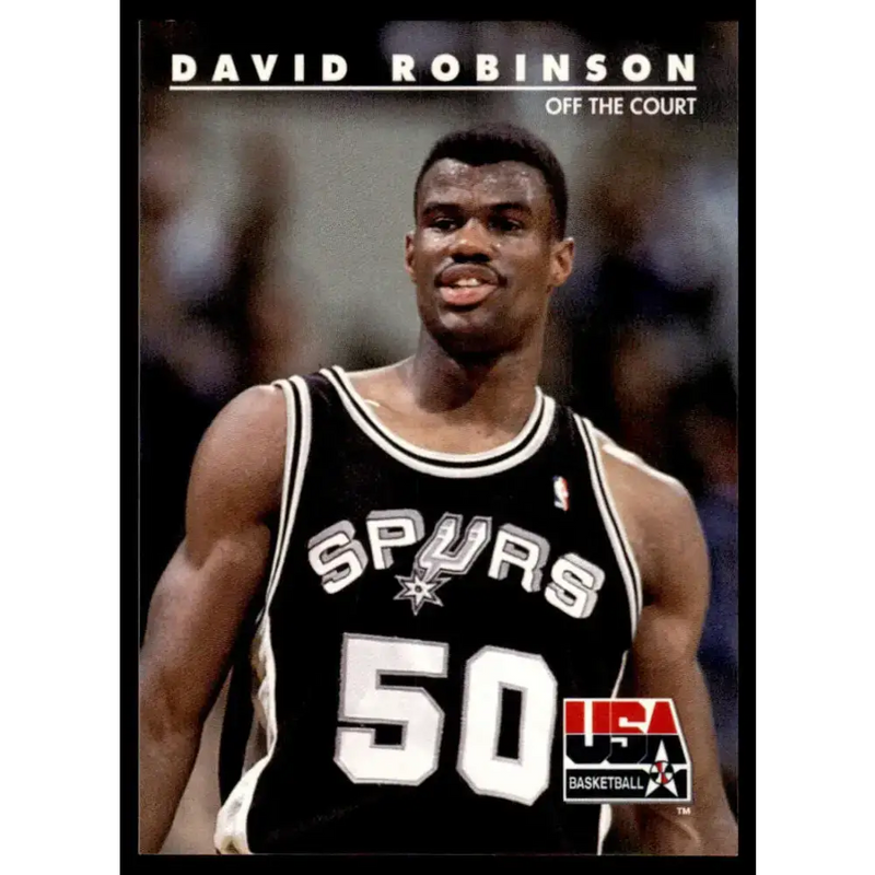 1992 SkyBox USA #77 David Robinson NM/MT USA Basketball Card - Basketball Card Single