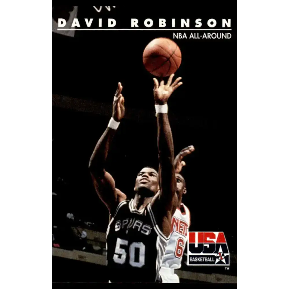 1992 SkyBox USA #81 David Robinson NM/MT USA Basketball Card - Basketball Card Single